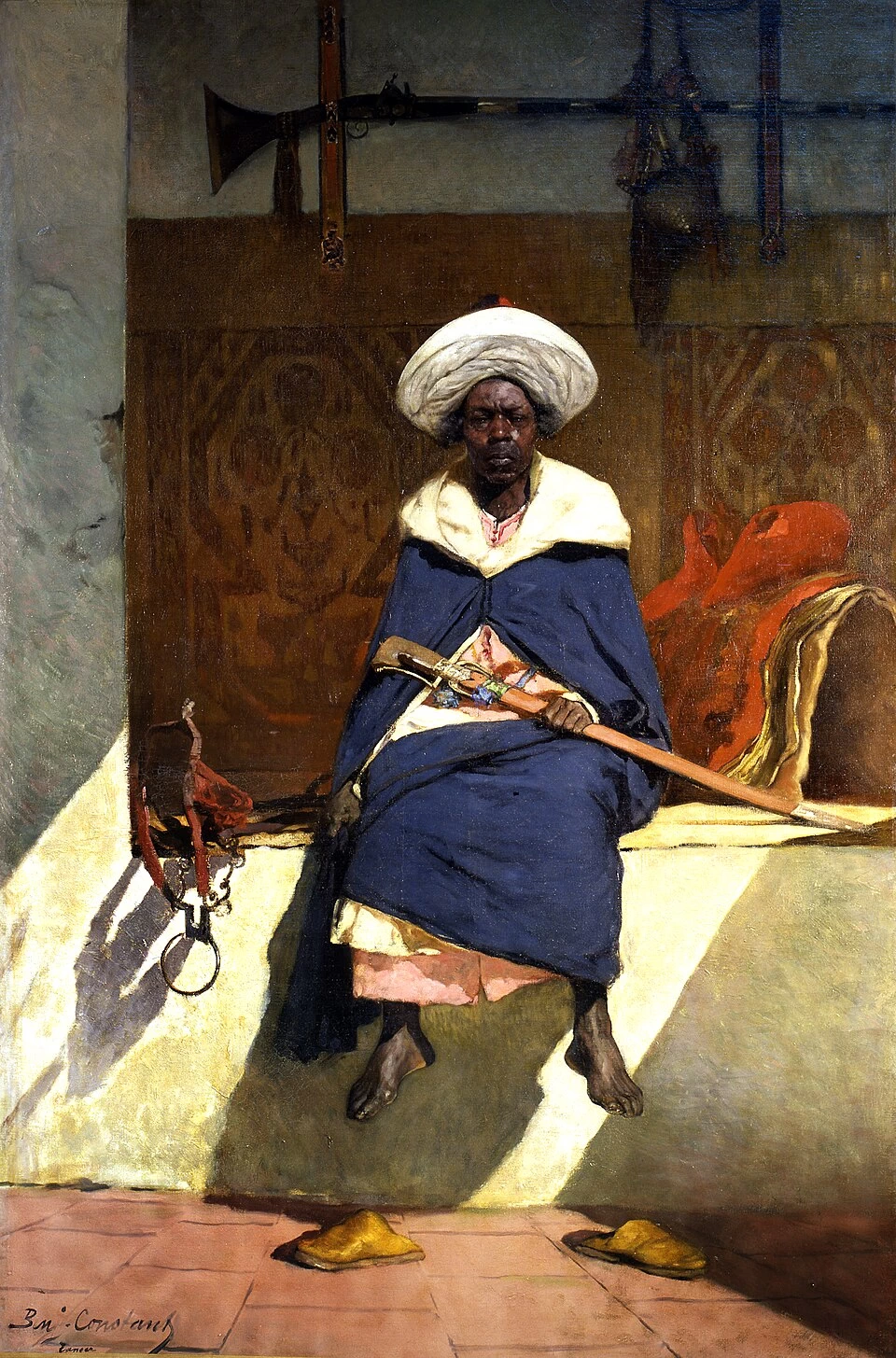 Jean - Joseph Benjamin, Constant, Il Caid Tahamy marocchino, 1883, Museo d'arte e storia di Narbona
